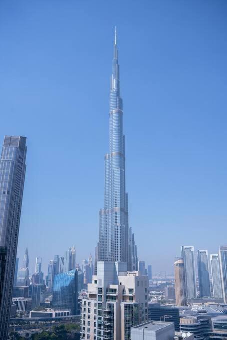 Апартаменти Luxury Burj Khalifa View - Mins Walking Dubai Mall Екстер'єр фото